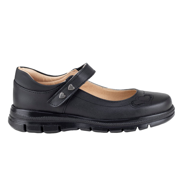 Zapato Escolar Niña Yuyin 23380 Negro