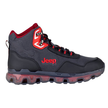 Bota Para Caballero Jeep 50000-70 Negro Rojo Original