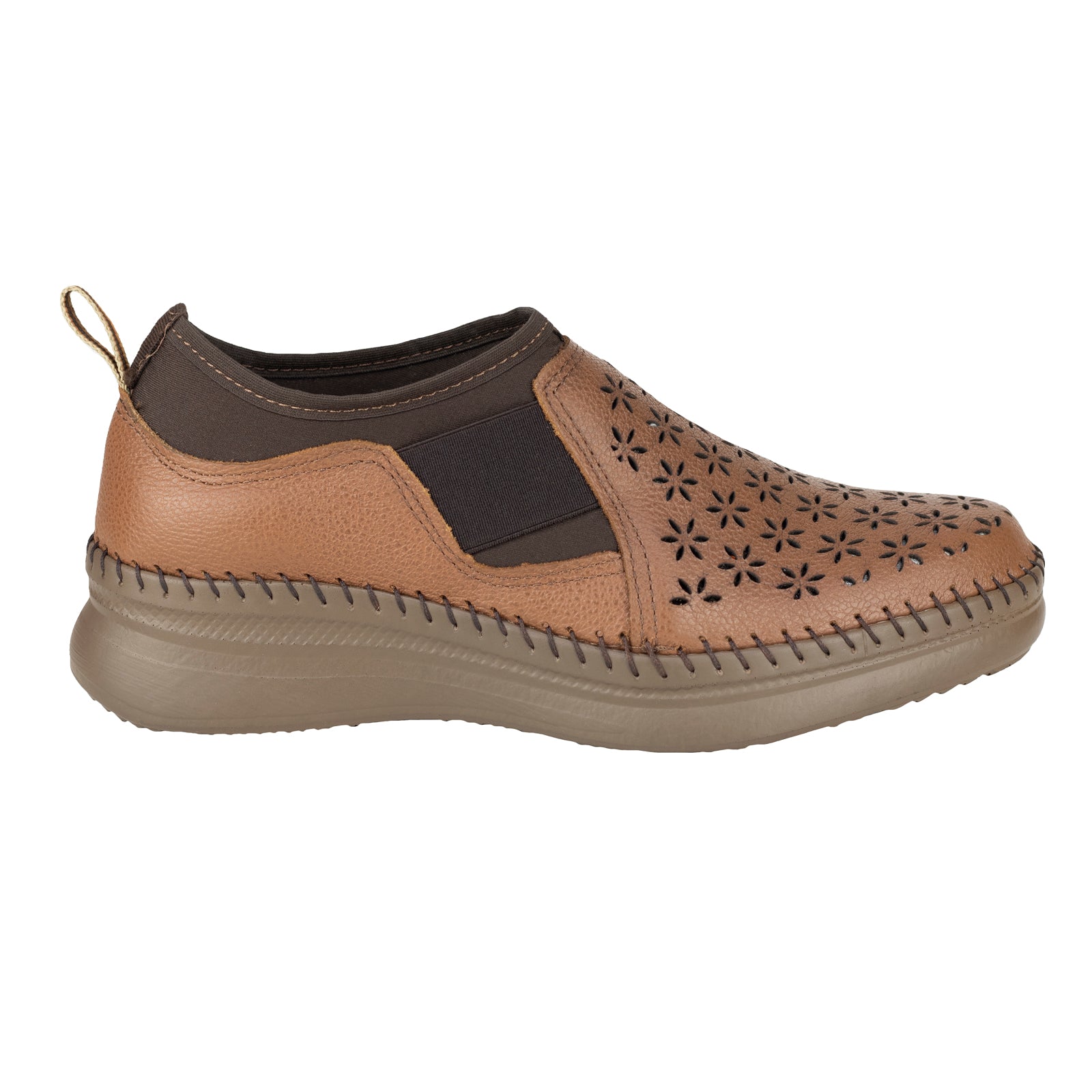 Zapato Mocasín Casual Confort Para Dama Lobo Solo 4991 Miel