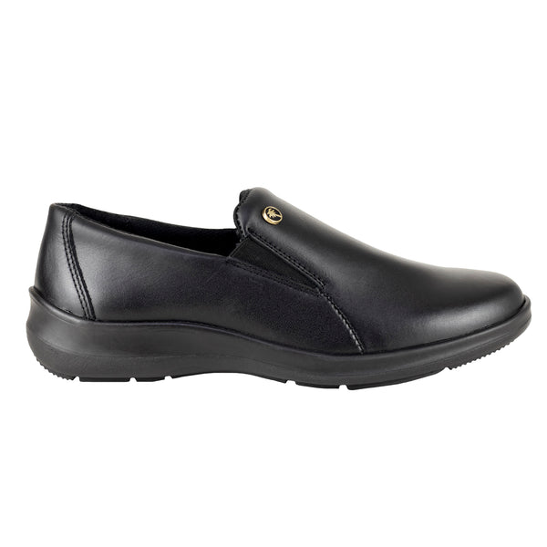 Mocasín Casual Dama Verde Tabaco Aide 7292 Negro