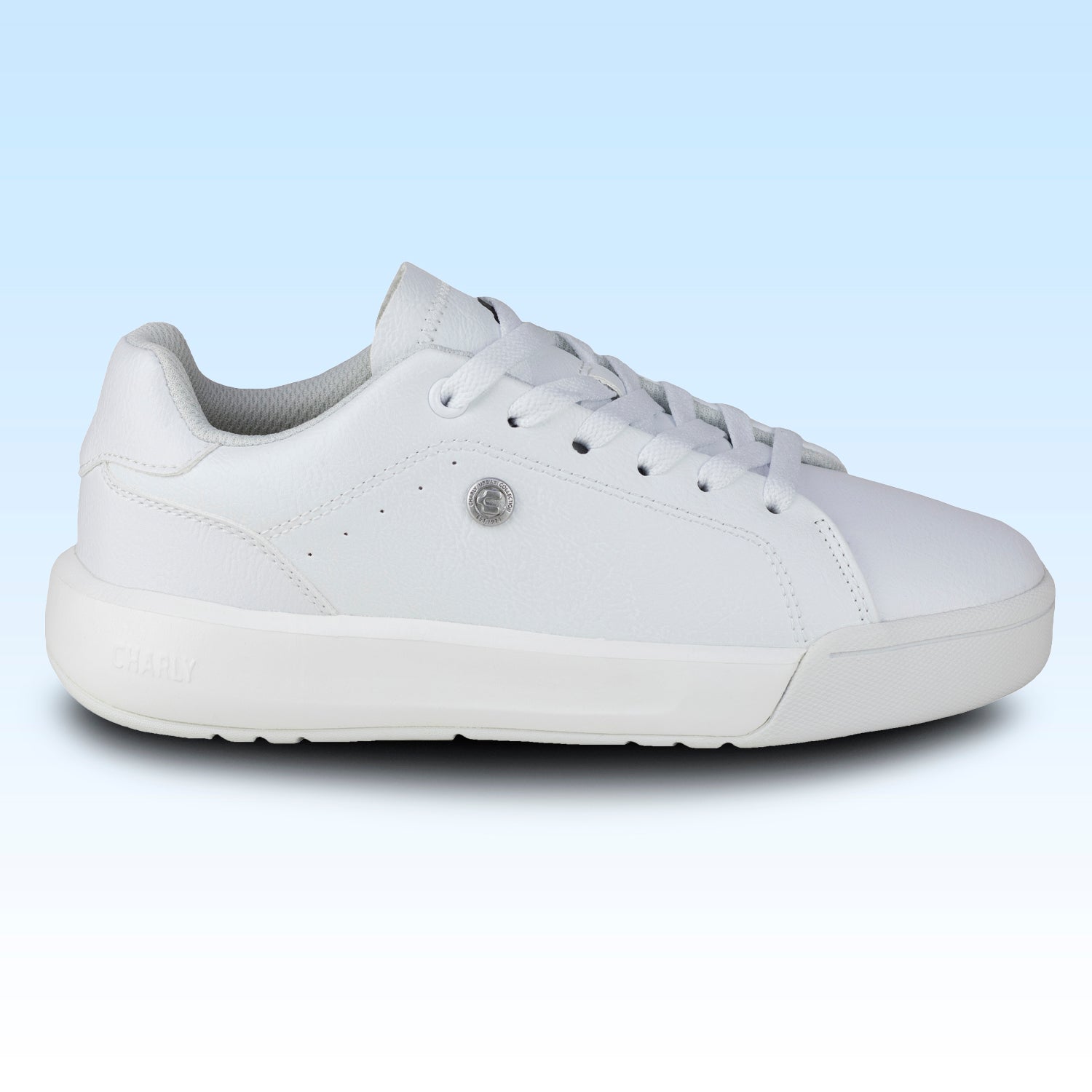 Tenis Choclo Servicio Confort Para Dama Charly 1059693 Blanco