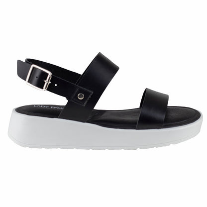 Sandalia Clásica Para Dama Lady Paulina 38101 Negro
