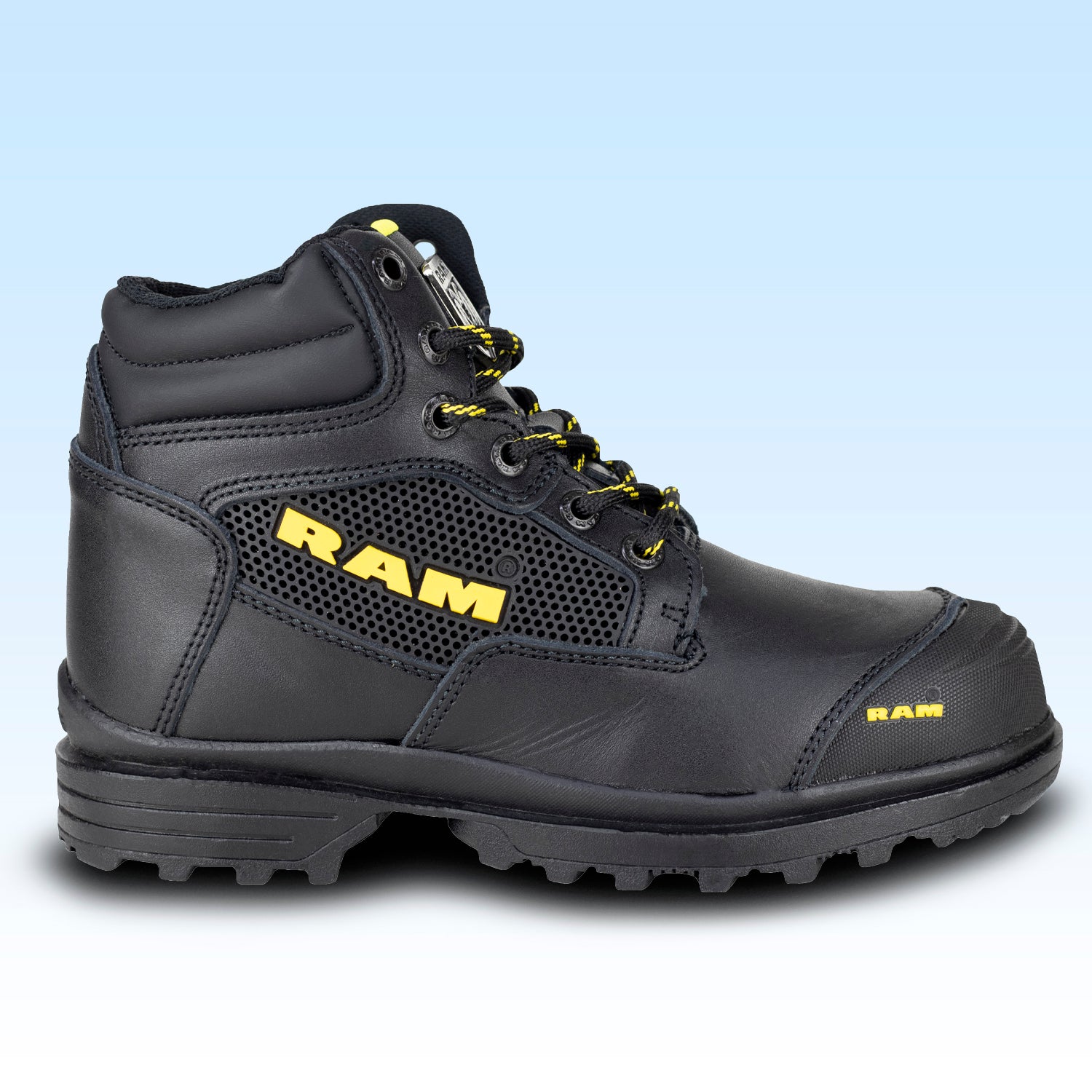 Bota Industrial Tipo II (PP) Para Caballero RAM 9403 Negro