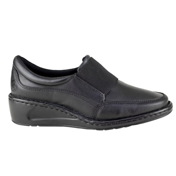 Zapato Casual Dama Lobo Solo 4841 Algodón Negro