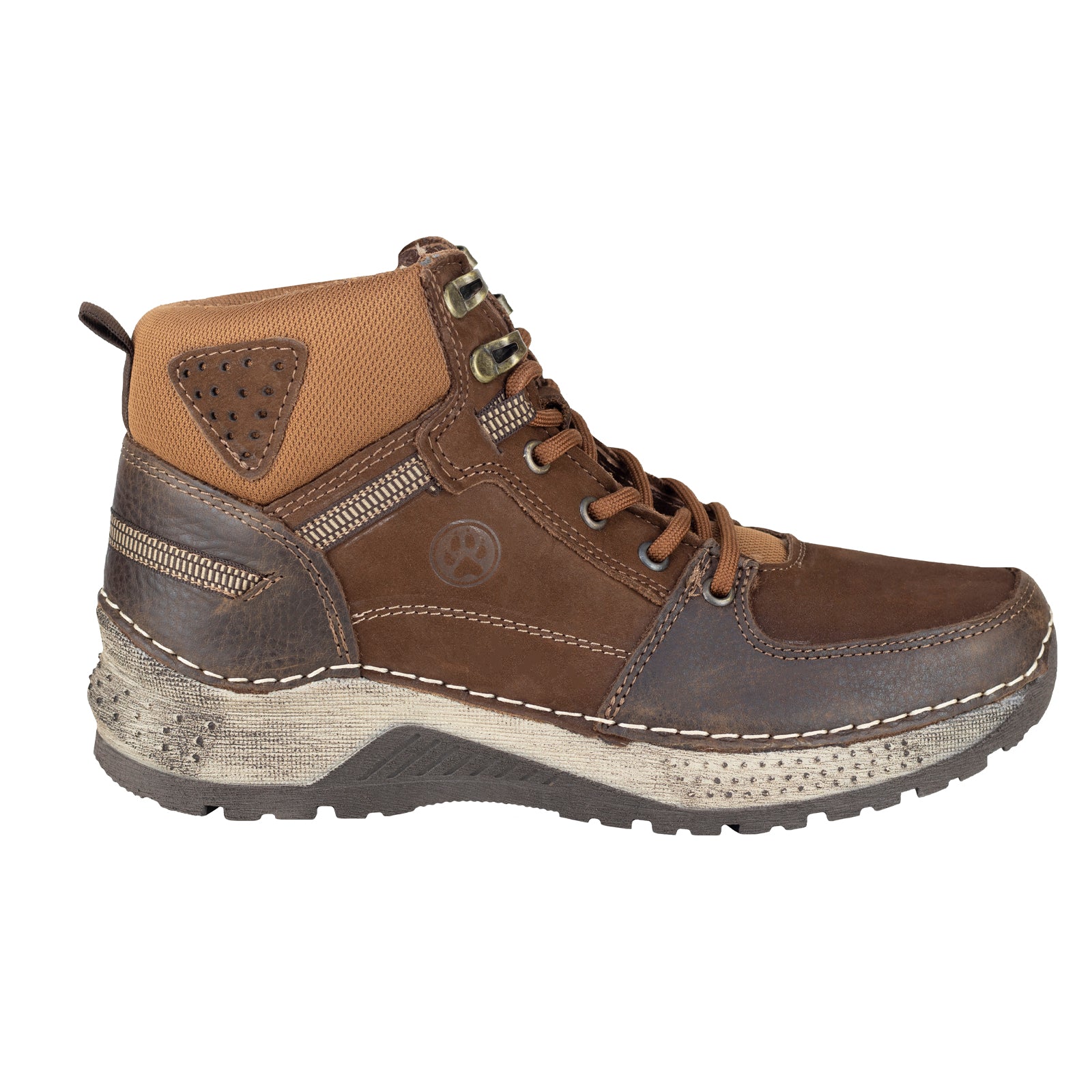 Bota Casual Outdoor Para Caballero Lobo Solo 8796 Topo