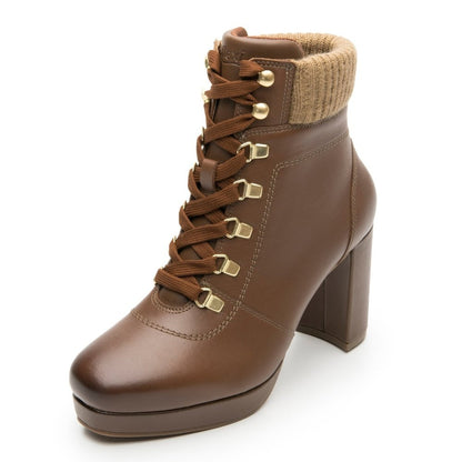 Bota de Tacón Dama Flexi Flavia 118910 Tan