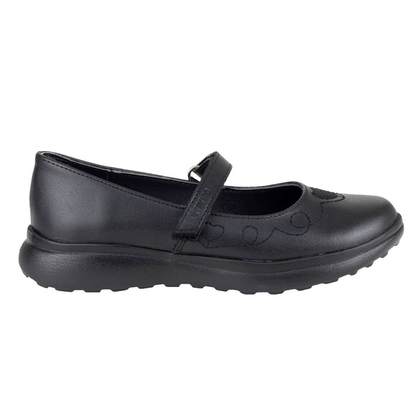 Zapato Escolar Para Niña Vavito 760005 Negro