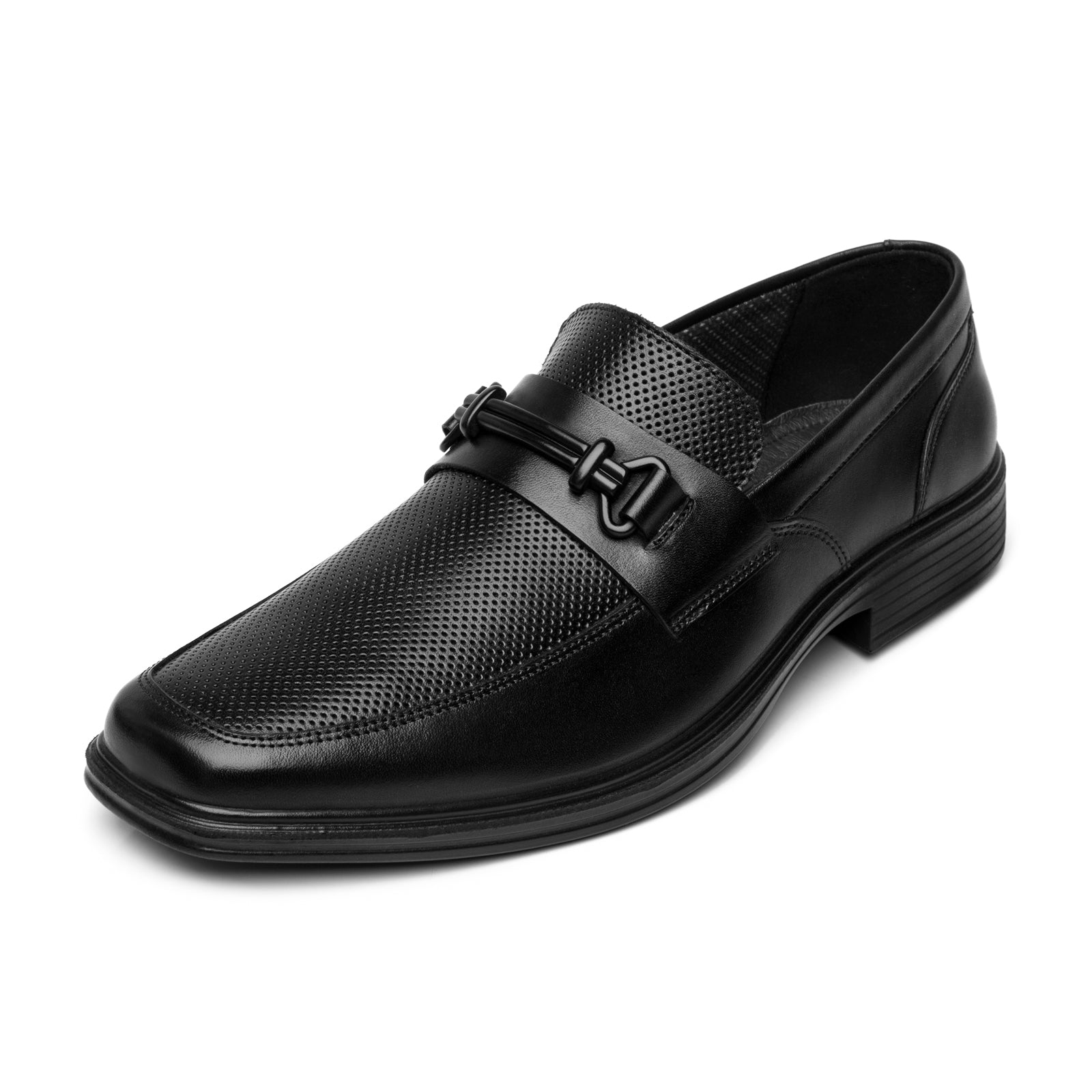 Zapato Mocasín Semivestir Para Caballero Flexi 406410 Negro