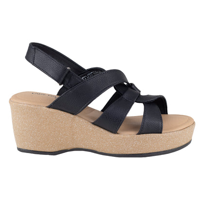 Sandalia De Plataforma Para Dama Lady Paulina 38301 Negro