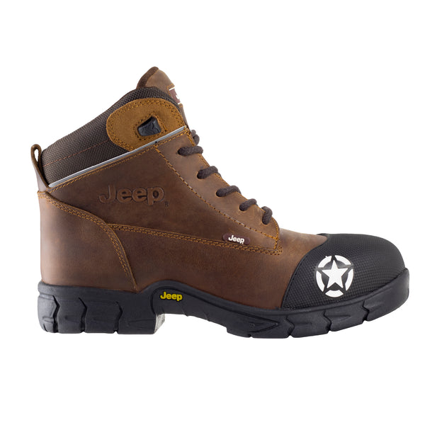 Bota Con Casquillo Para Hombre Jeep 5128 Roble