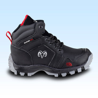 Bota Outdoor Aventura Para Niño New Ram Kids 253 Negro
