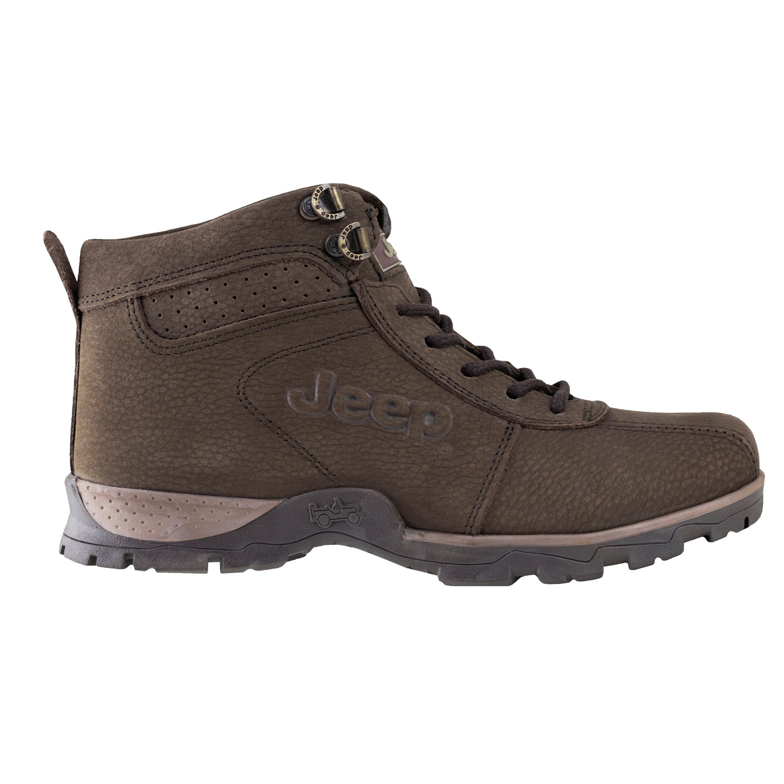 -Botín Industrial Tipo I (Ocupacional) Caballero Jeep Arkansas 10427 Nobuck Café-