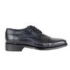 Zapato Oxford Caballero Vestir Suela De Cuero Bond 11216 Negro