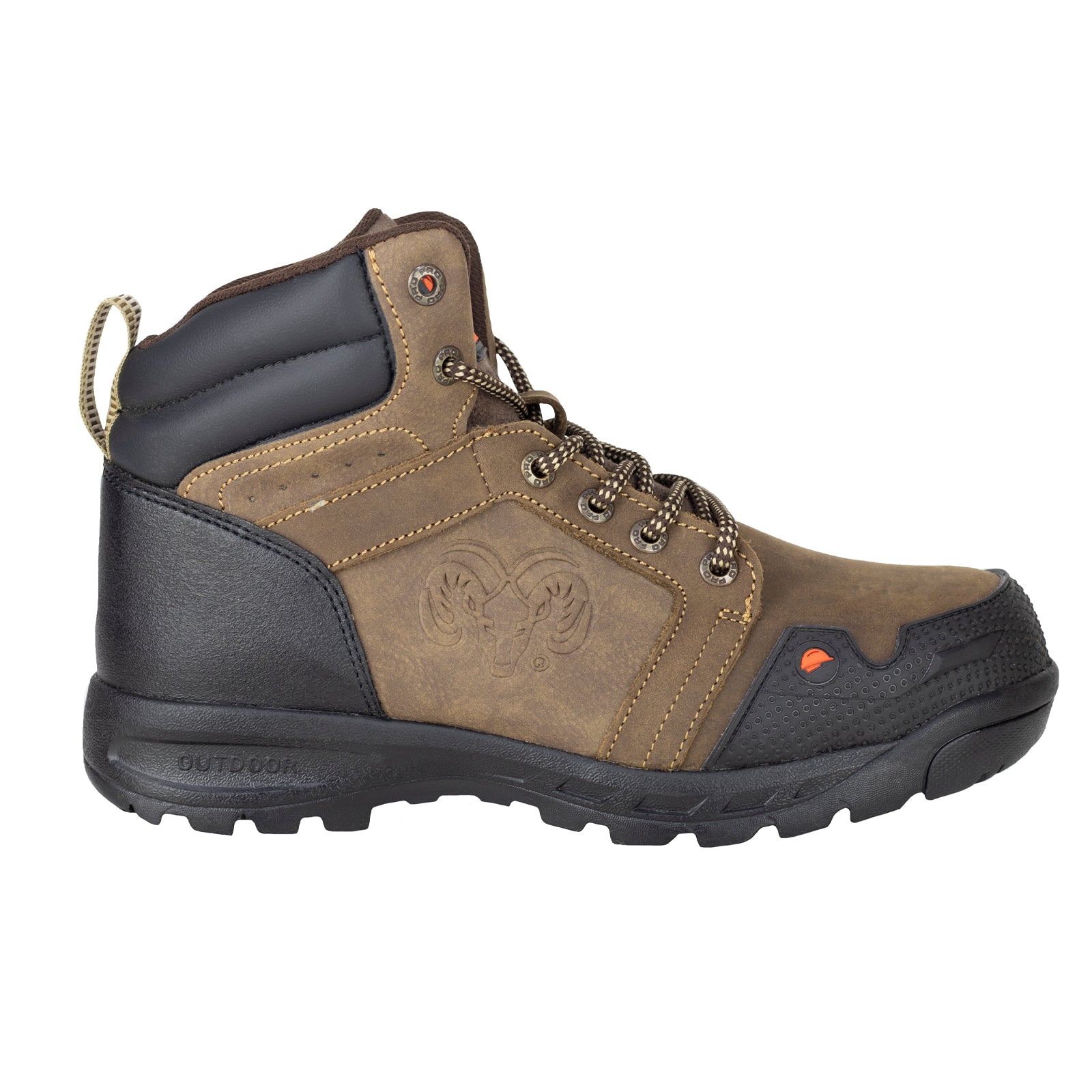 Bota Industrial Tipo II (PP) Caballero RAM 9253 Tabaco