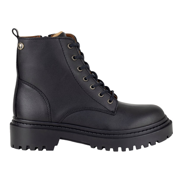 Bota Casual Dama Verde Tabaco Alexa 7252 Negro