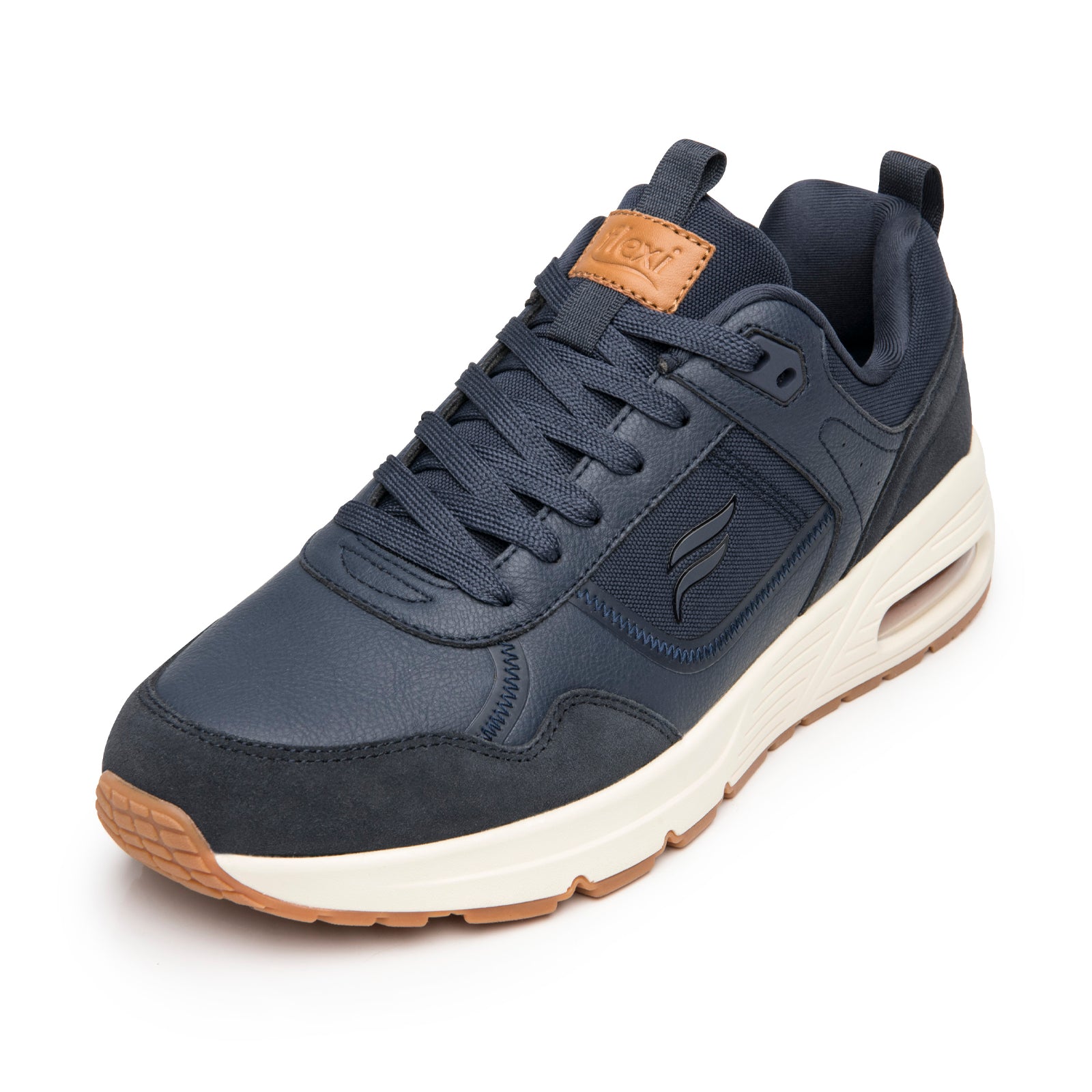 Tenis Casual Con Capsula de Aire Para Caballero Flexi 422401 Azul