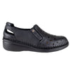 Zapato de Tacón Dama Lobo Solo Jessi 4724 Algodón Negro