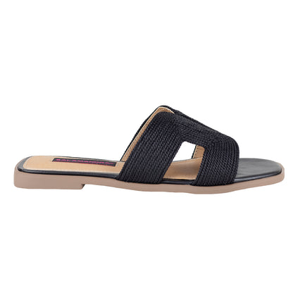 Sandalia Clásica Para Dama Salamandra 200-4062 Negro