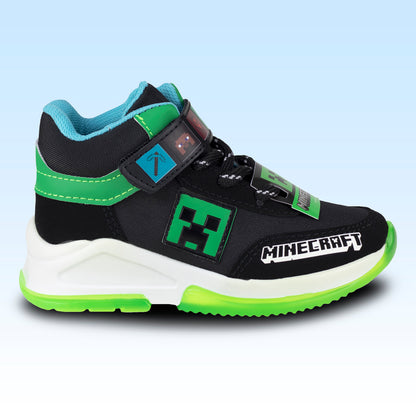 Tenis de Bota Casual Para Niño Minecraft Yuyin MI3090 Negro