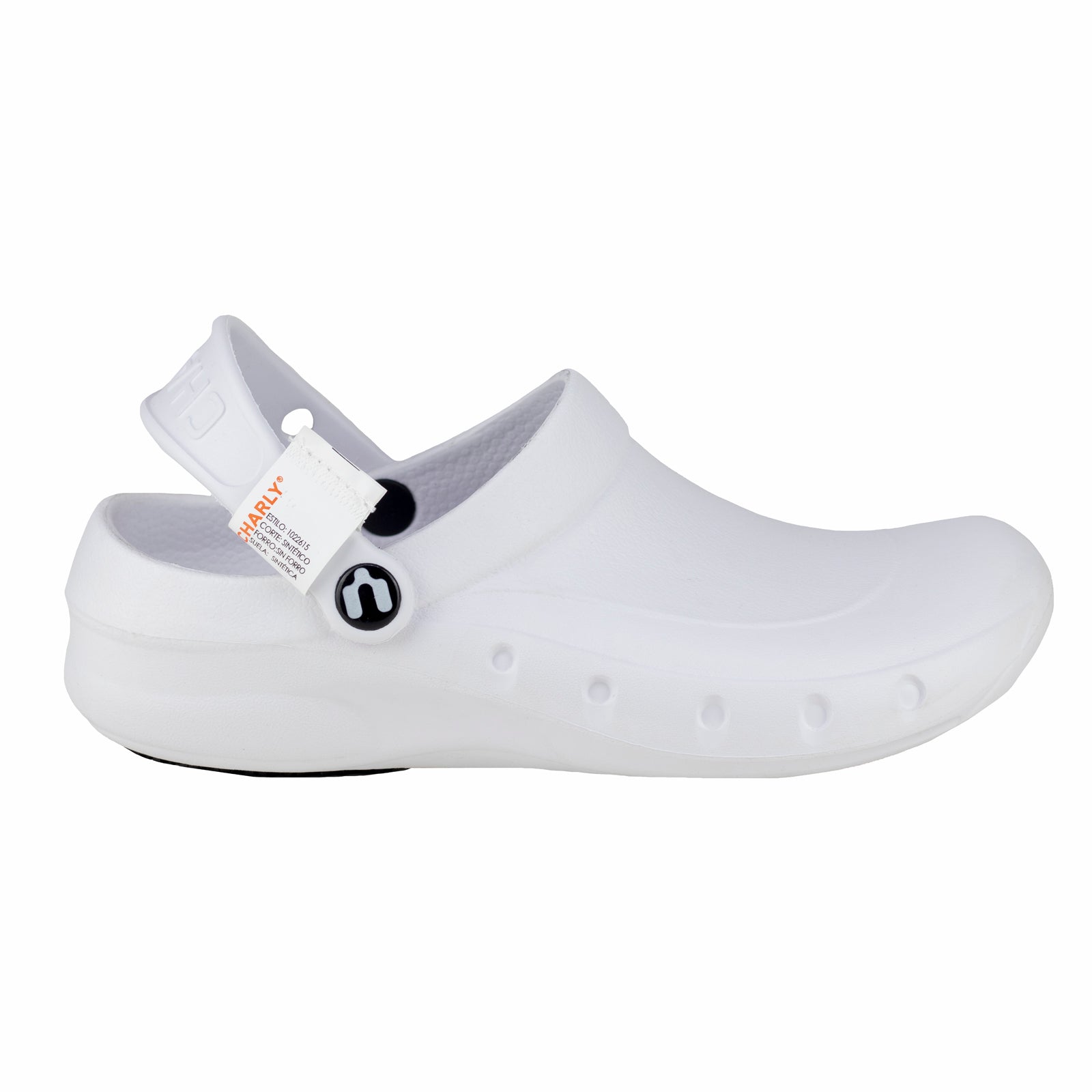 Sandalia Servicio Chef Para Mujer Charly 1022615 Blanco