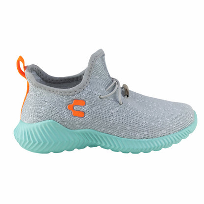 Tenis Running Para Niña Charly 1079284 Gris Aqua