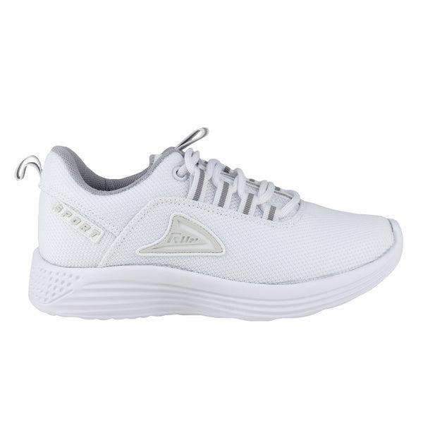 Tenis Running Moda Dama Caballero Up Sport 380 Blanco Gris