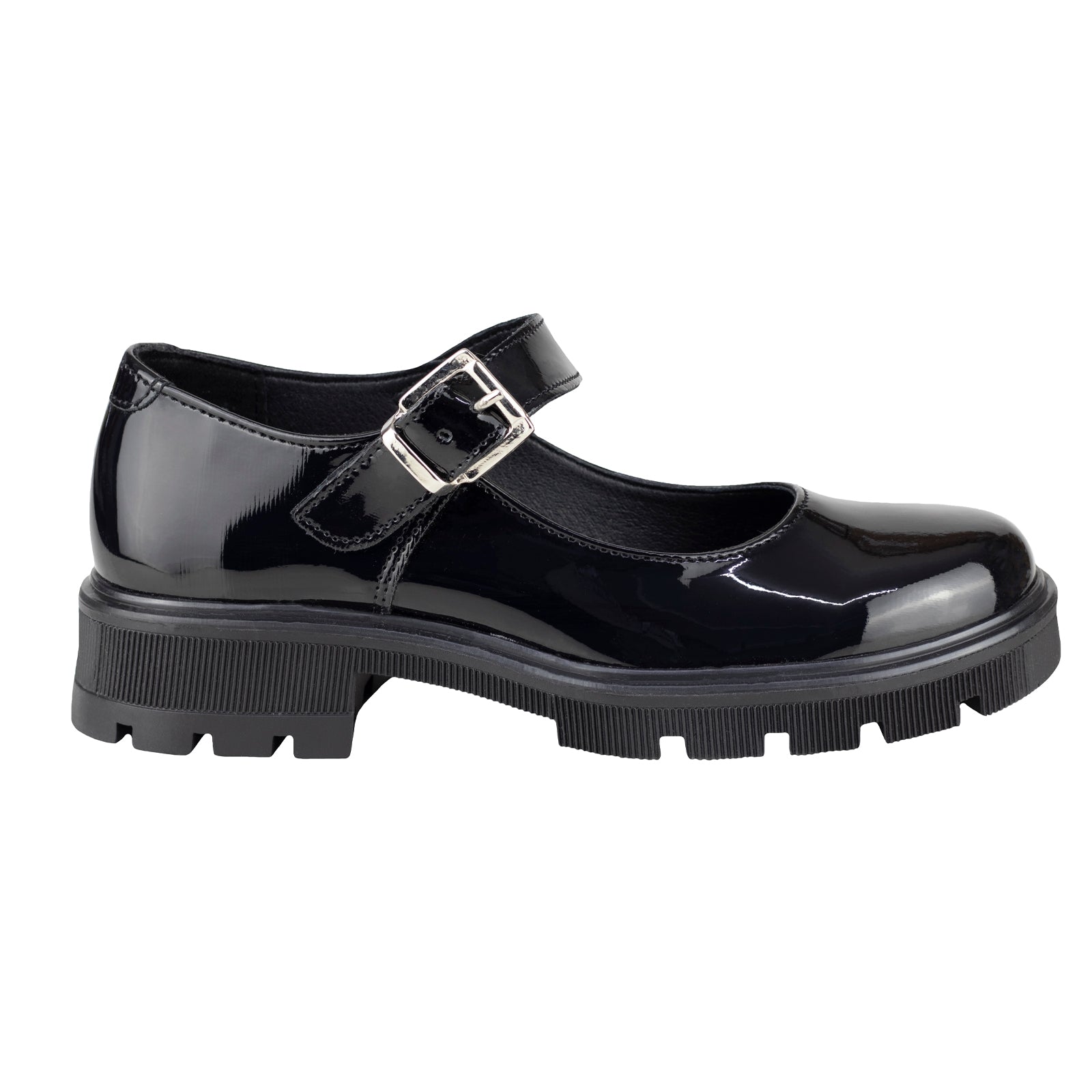 Zapato Escolar para Niña Green Love 94071 Charol Negro