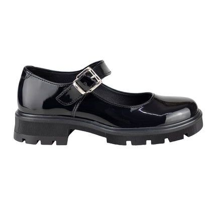 Zapato Escolar para Niña Green Love 94071 Charol Negro