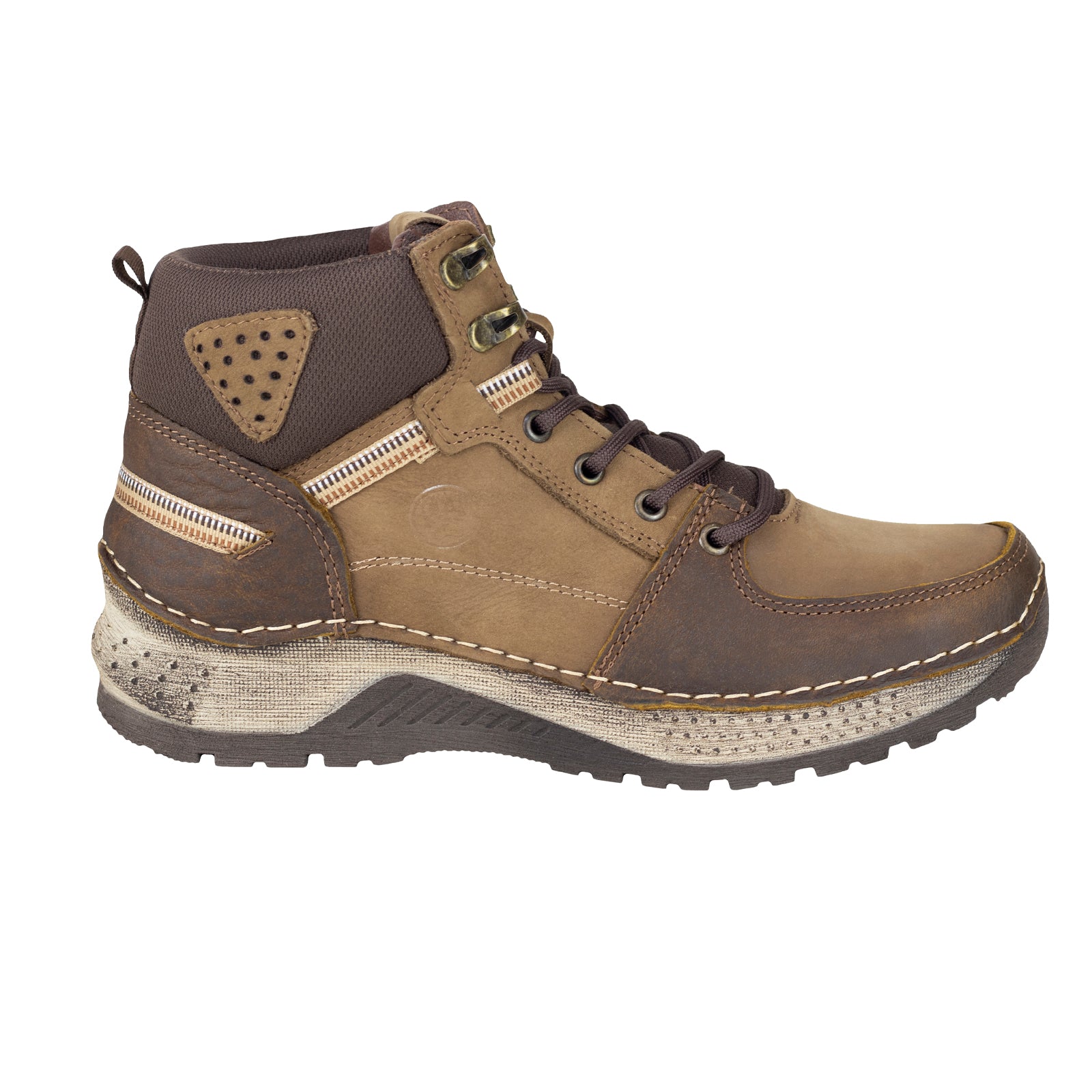 Bota Casual Outdoor Para Caballero Lobo Solo 8796 Grey