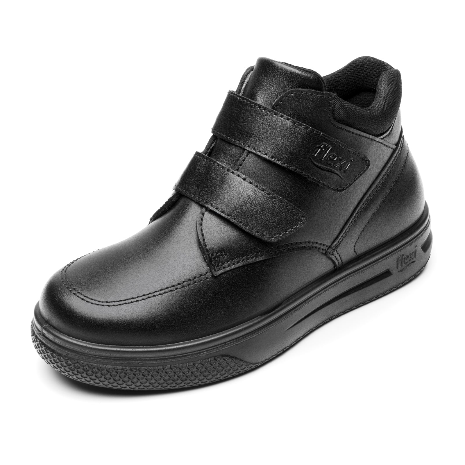 Botín Escolar Ajuste Velcro Para Niño 402018 Negro