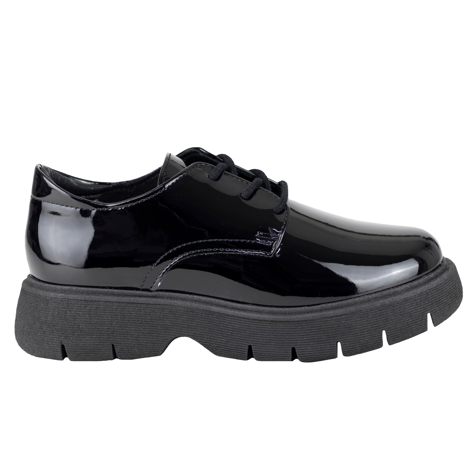 Zapato Escolar Para Niña Chabelo C725-A Charol Negro 22-26