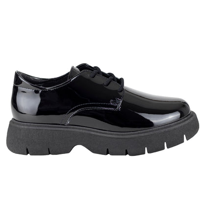 Zapato Escolar Para Niña Chabelo C725-A Charol Negro 22-26