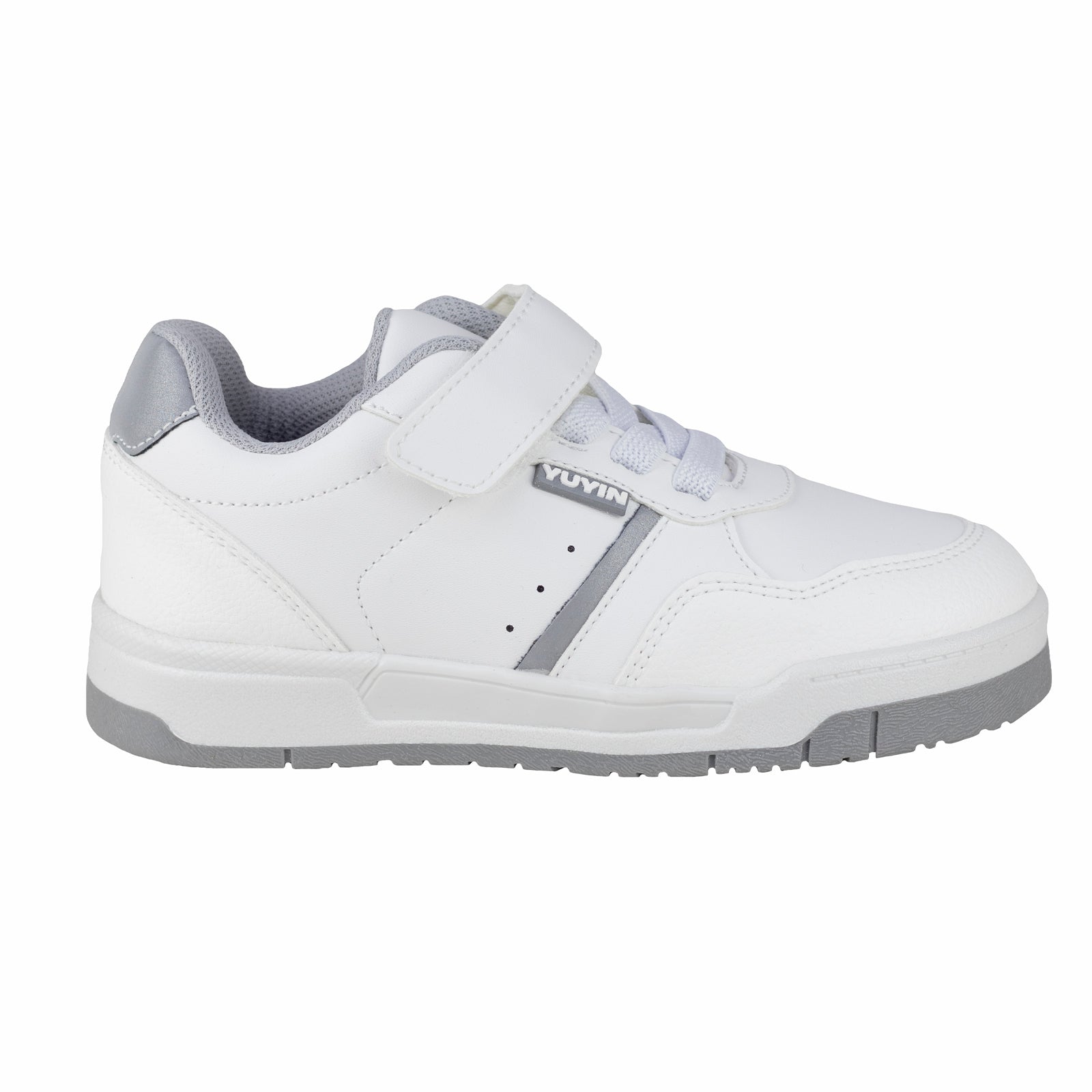 Tenis Confort Escolar Para Niño Yuyin 25352 Blanco 18-21