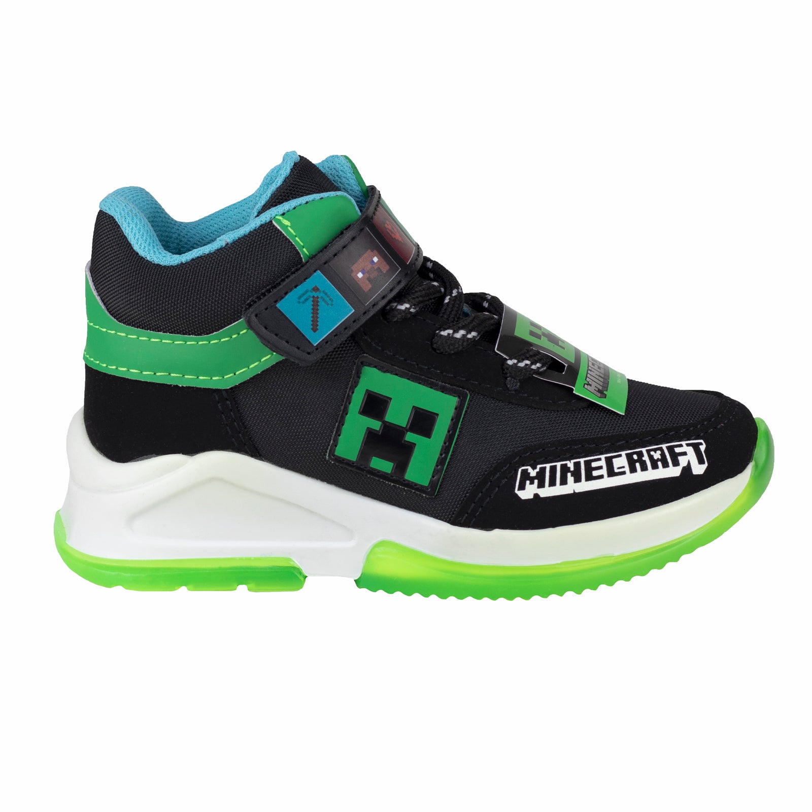 Tenis de Bota Casual Para Niño Minecraft Yuyin MI3090 Negro