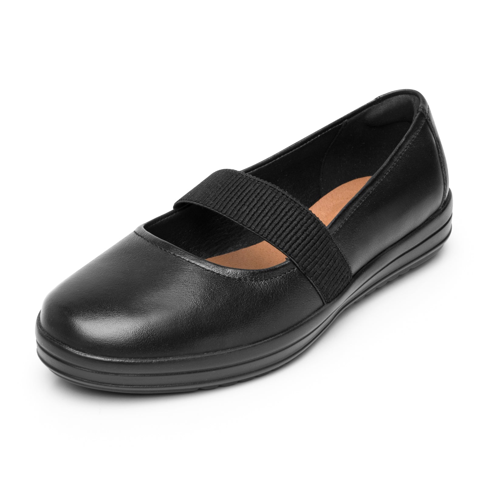 Zapato Balerina Casual Escolar Para Dama Flexi 109410 Negro