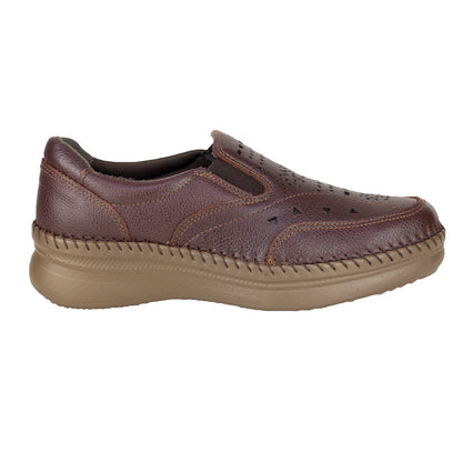 Zapato Mocasín Confort Para Dama Lobo Solo 4981 Burgundy