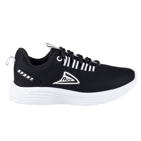 Tenis Running Moda Dama Caballero Up Sport 380 Negro Blanco