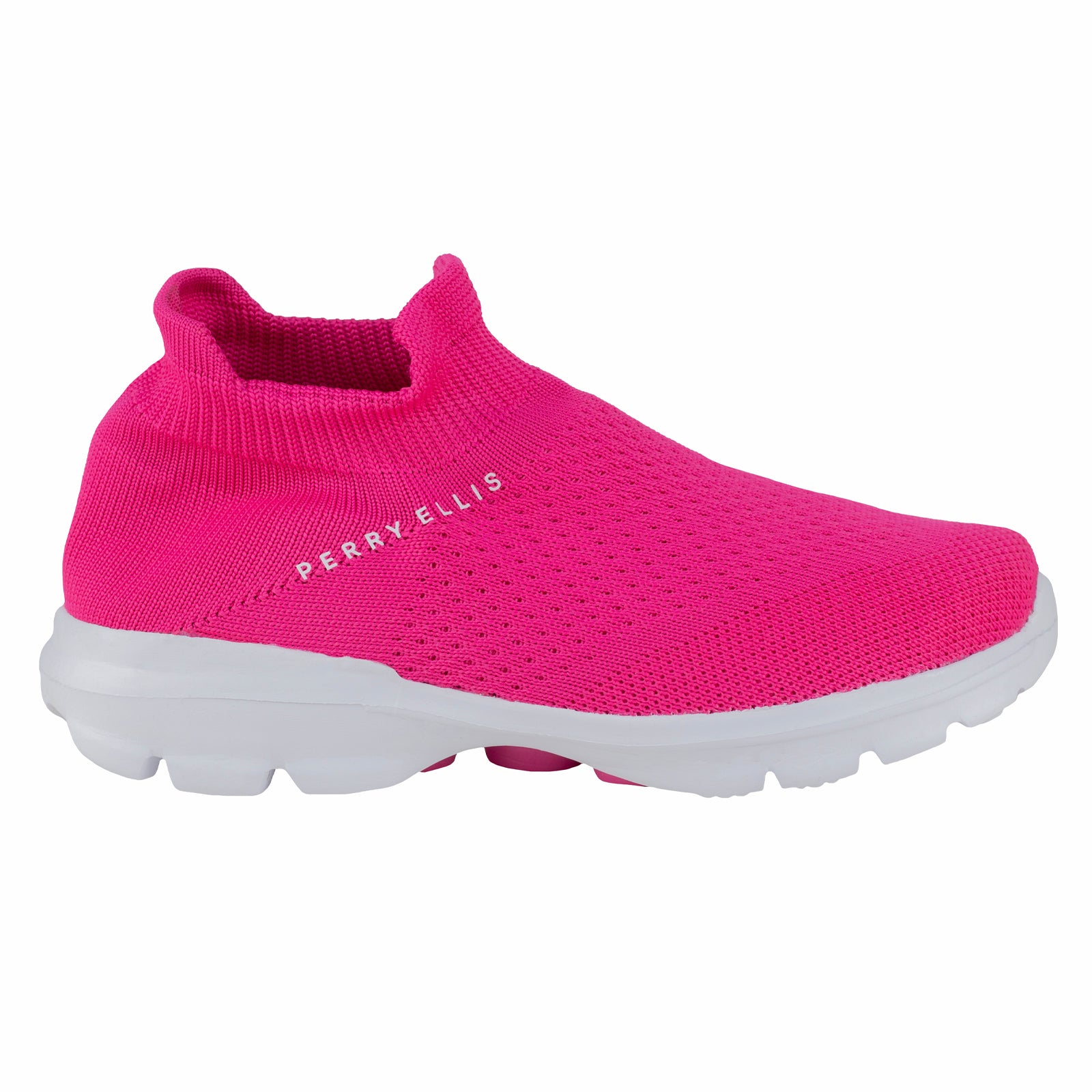Tenis De Calcetin Para Niña Perry Ellis 6487 Fiusha