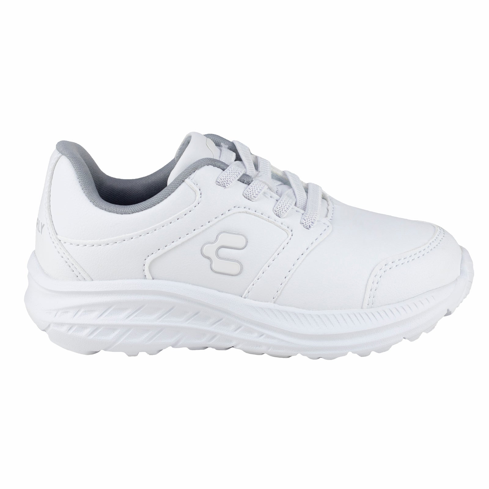 Tenis Escolar Para Niño Niña Charly 1065373 Blanco