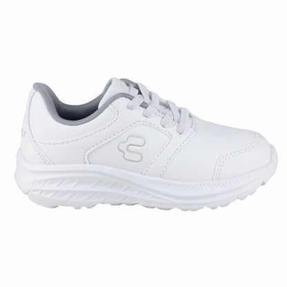 Tenis Escolar Para Niño Niña Charly 1065373 Blanco