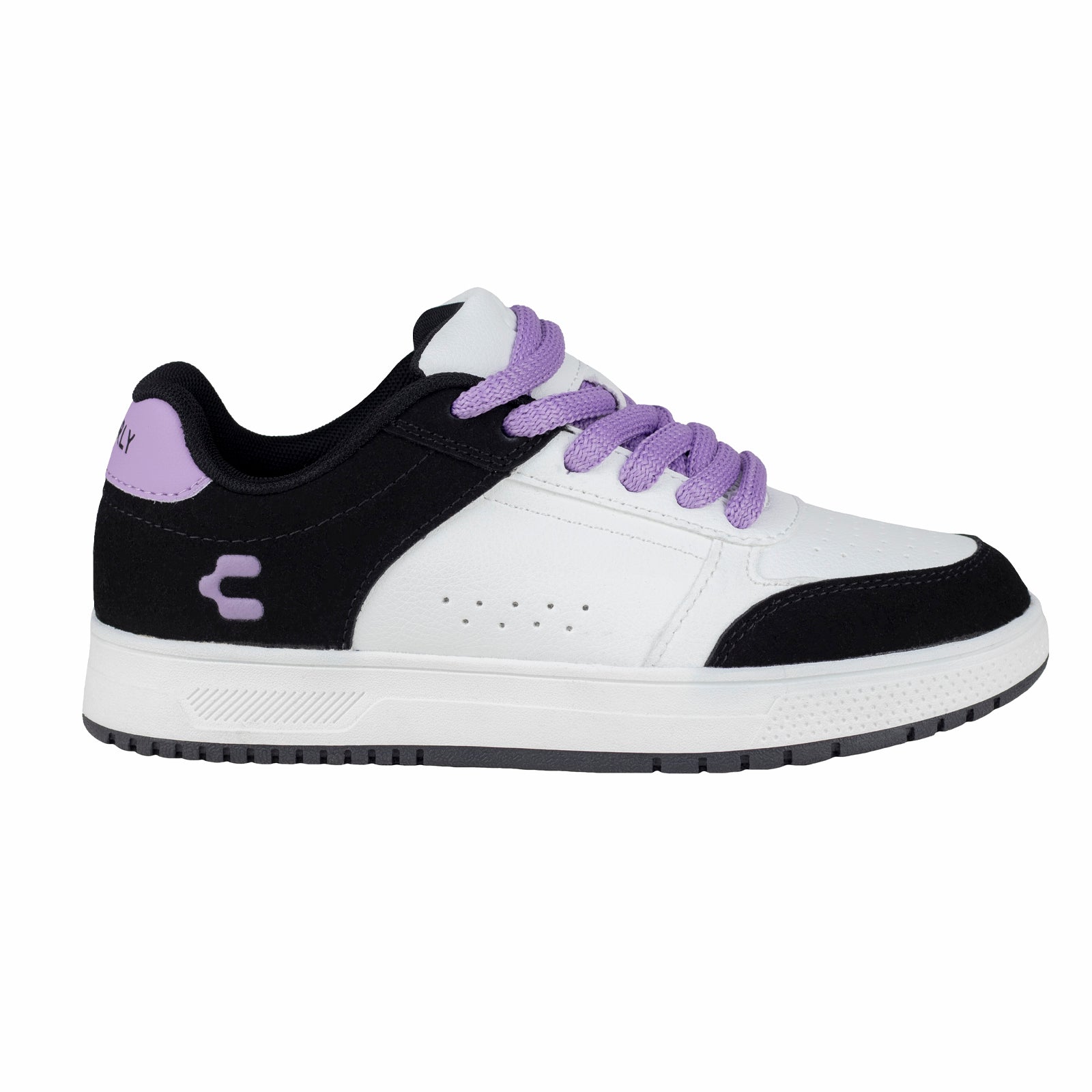 Tenis Casual Urbano Para Dama Charly 1043164 Blanco Lila