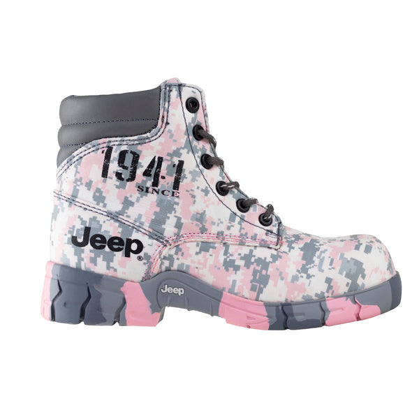 -Bota Industrial Tipo II (PP) Dama Jeep Gladiator 5130 Pixel Rosa-