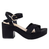 Sandalia de Plataforma Dama Lady Paulina Neferet 99408 Negro