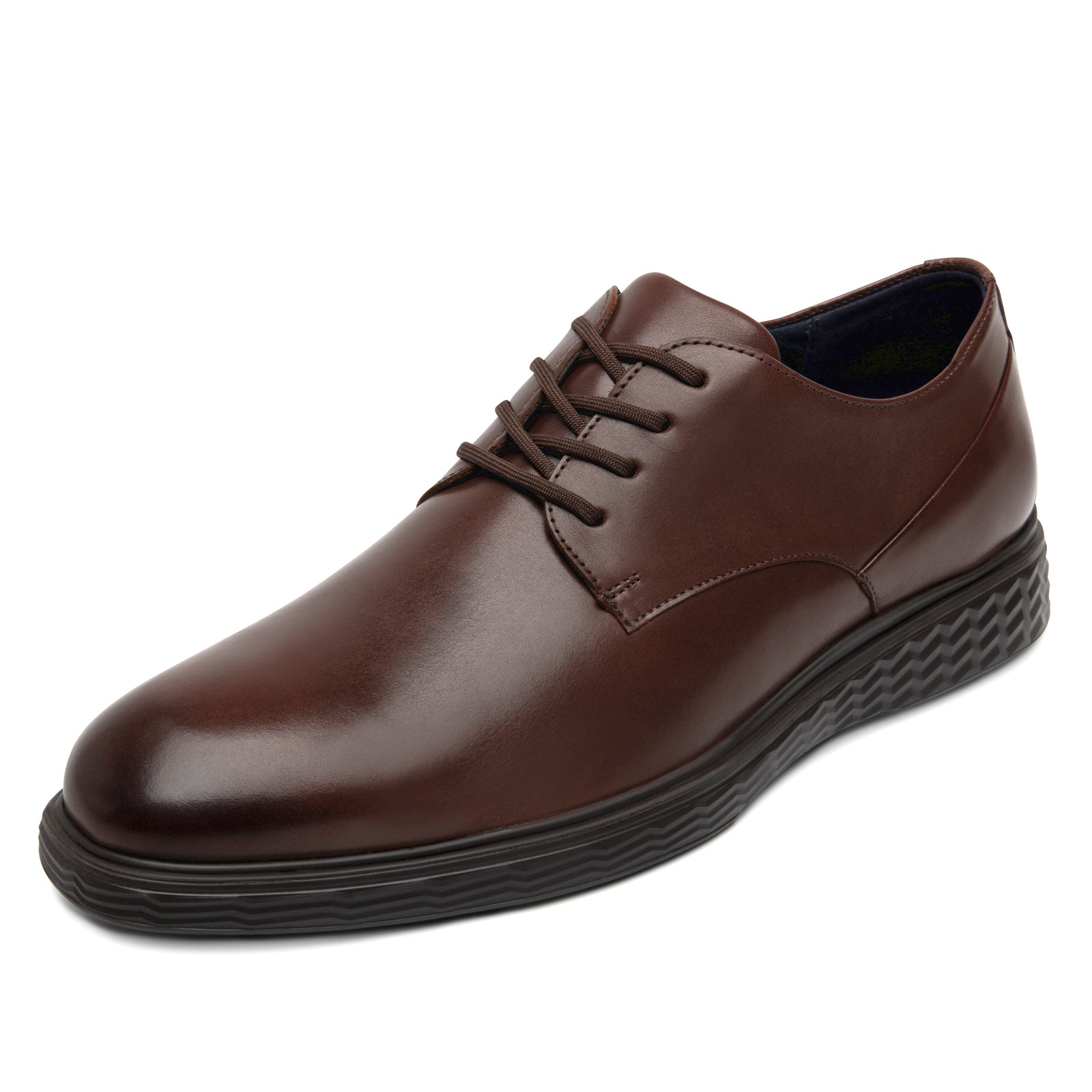 Derby Casual Caballero Flexi Titanium 409401 Nogal