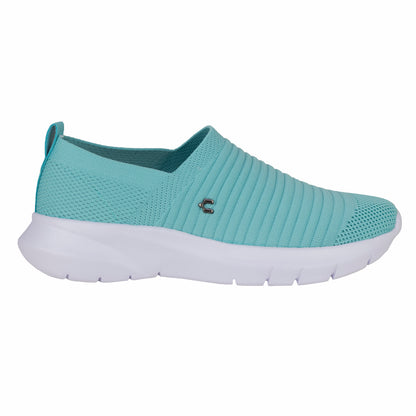 Tenis Slip On Confort CHARLY Para Dama 1059201 Aqua