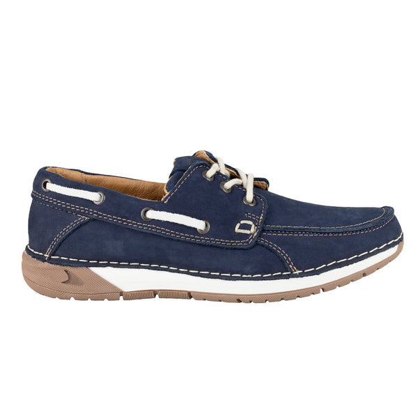 Zapato Nautico Lobo Solo Para Hombre 8438 Marino