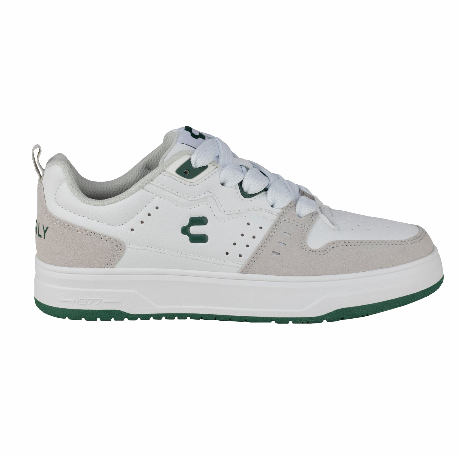 Tenis Choclo Urbano Casual Para Caballero 1087465 Blanco Verde