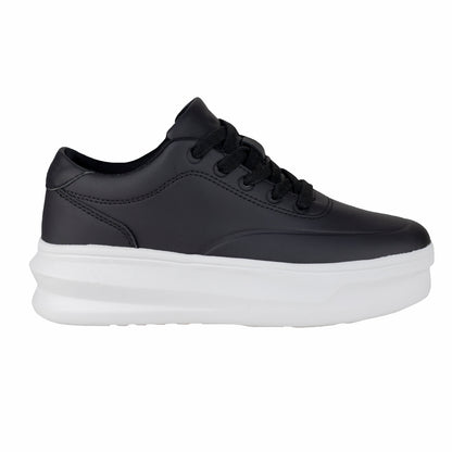 Tenis Suela Chunky Confort Para Dama Charly 1059971 Negro