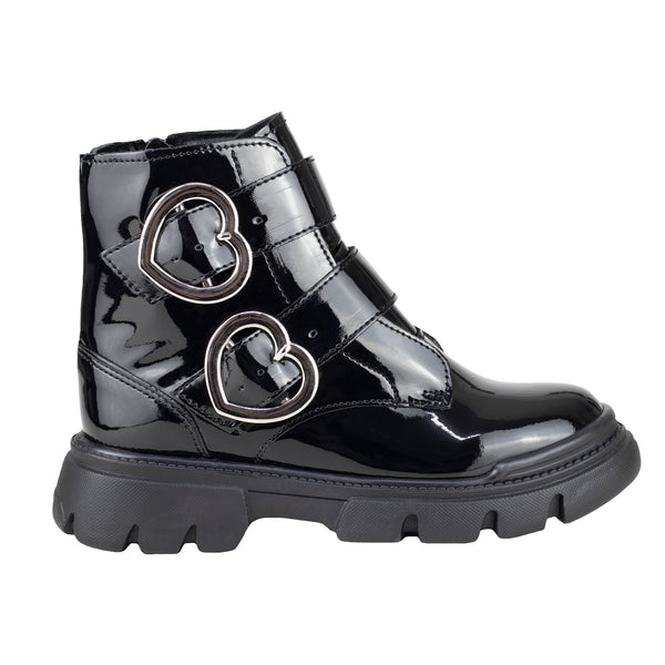 Bota de Charol Para Niña Karsten 64305-1A Negro 22-24