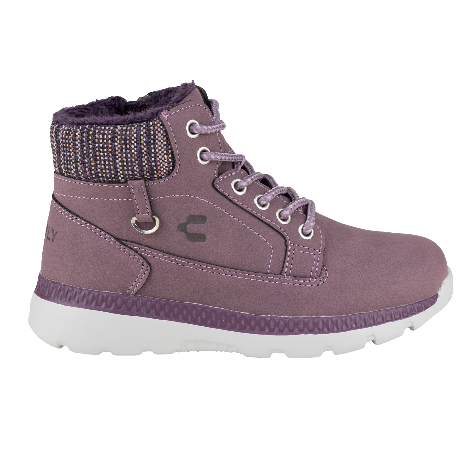 Bota Afelpada Casual Para Niña Charly 1079306 Lila